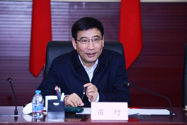 苗圩会见安徽省委书记李锦斌一行