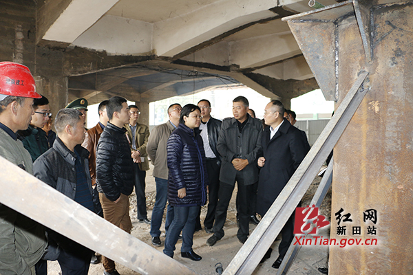 唐军深入新田县重点行业领域检查安全生产工作