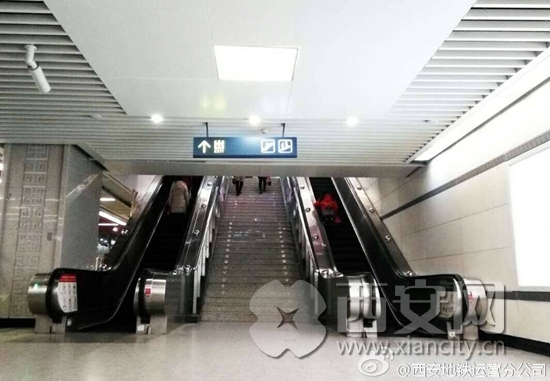 晚八点开始 地铁北大街钟楼永宁门小寨四站不停车