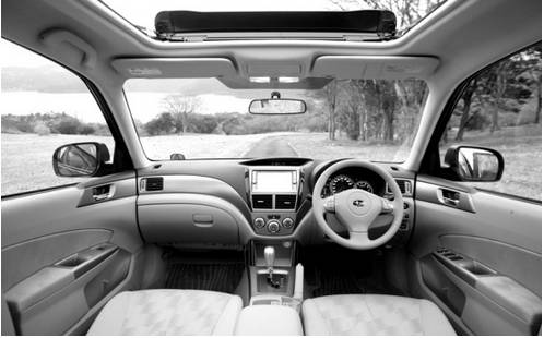 车上共有4扇窗，加上天窗有5扇！怎么开？