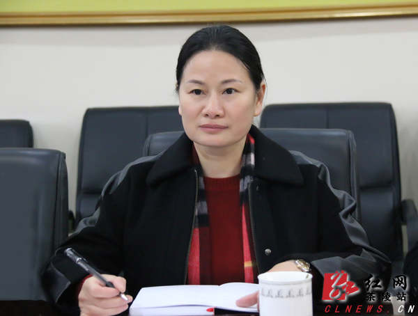 株洲市委宣传部副部长,市文明办主任欧阳元初讲话实地考察烟草局实地