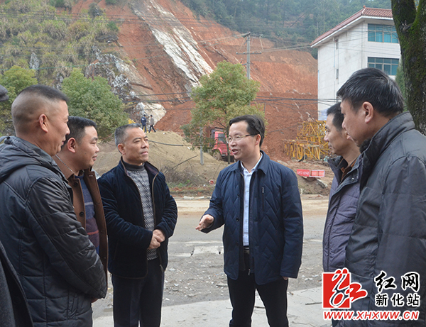 左志锋深入新化县铁牛村督查指导"四项整治"工作