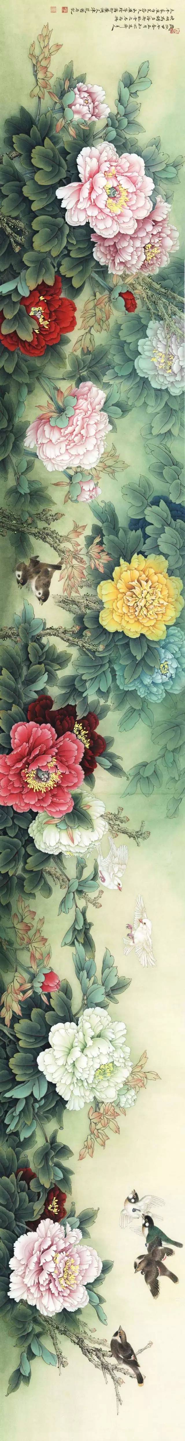 正月初五,送你花开富贵图,祝你平安富贵又吉祥!越快打开越好