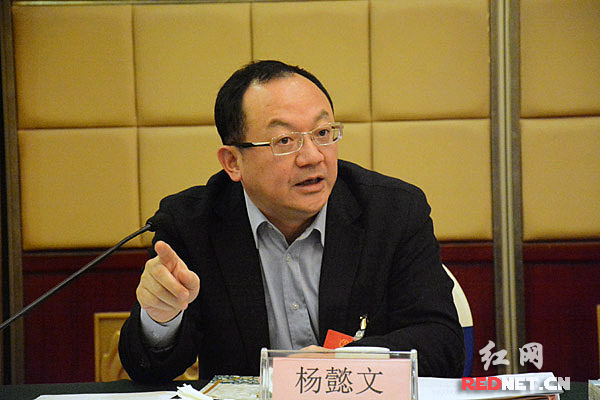 娄底市委副书记,市长杨懿文.