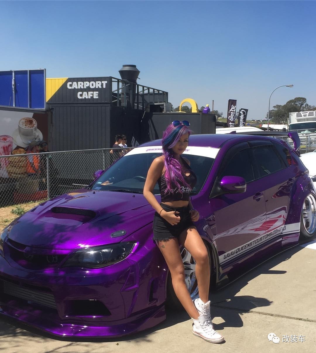 妖艳骚紫的宽体豹子 斯巴鲁WRX改装案例