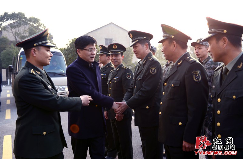 岳阳县四大家领导开展春节慰问活动