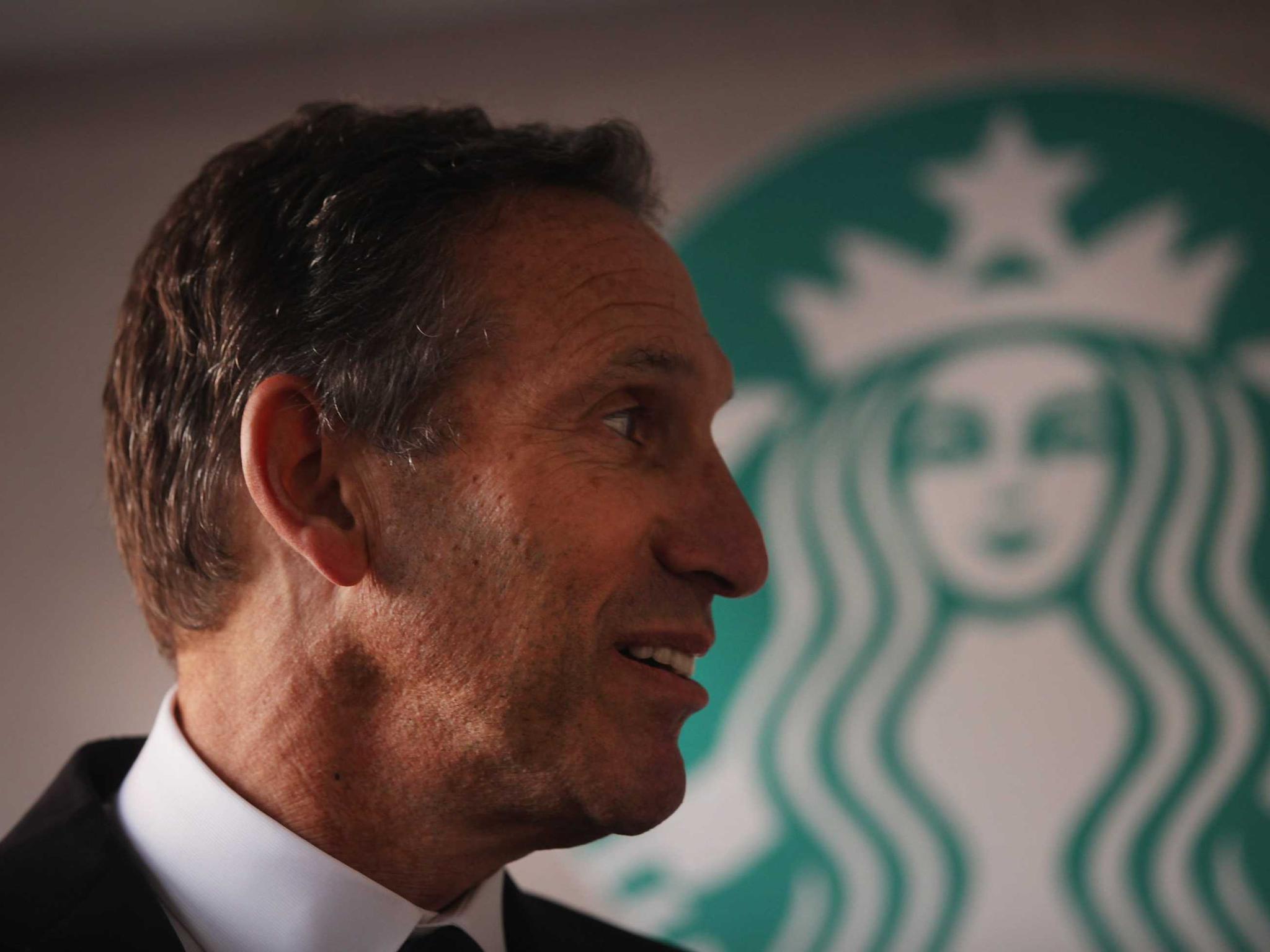星巴克董事长兼首席执行官霍华德·舒尔茨(howard schultz)在本周一给