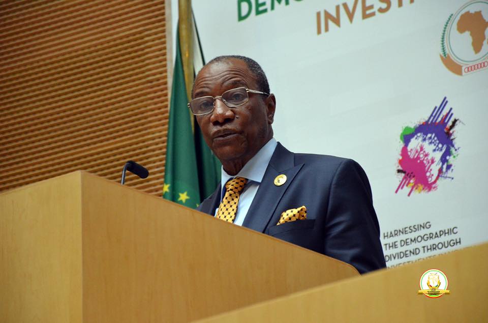 几内亚总统孔戴出席非盟第28届首脑会议图片集之二