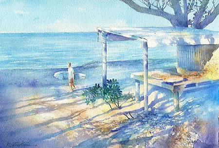 正文       一张好的风景画能使人心情平静   让人感觉亲切,温和