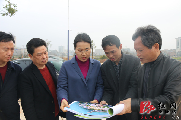 刘丁 林则梁)2月3日,湖南省茶陵县委副书记,县长江小忠调研城市规划