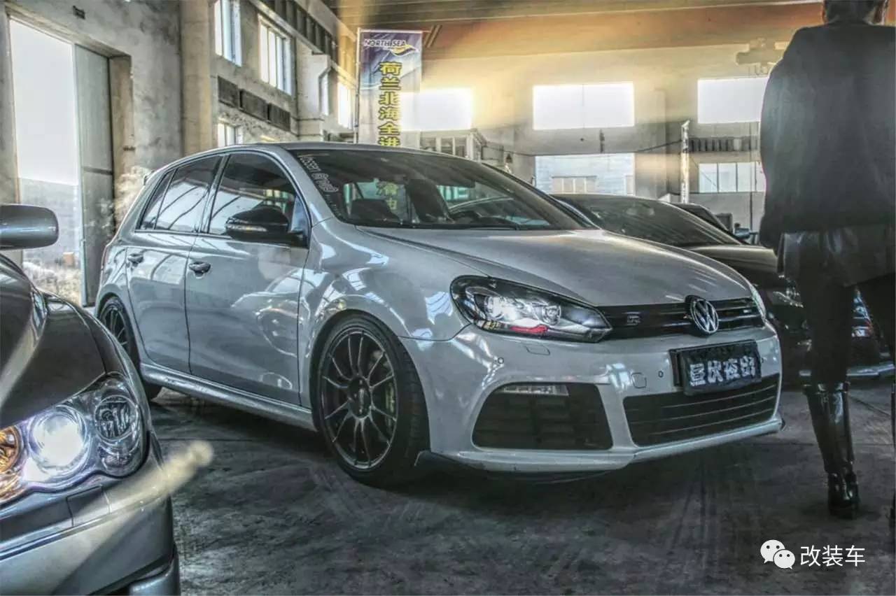 冬日里的改装车聚会 辽宁车友向大家拜年