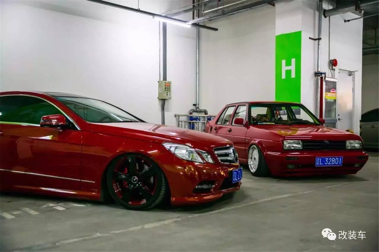 冬日里的改装车聚会 辽宁车友向大家拜年