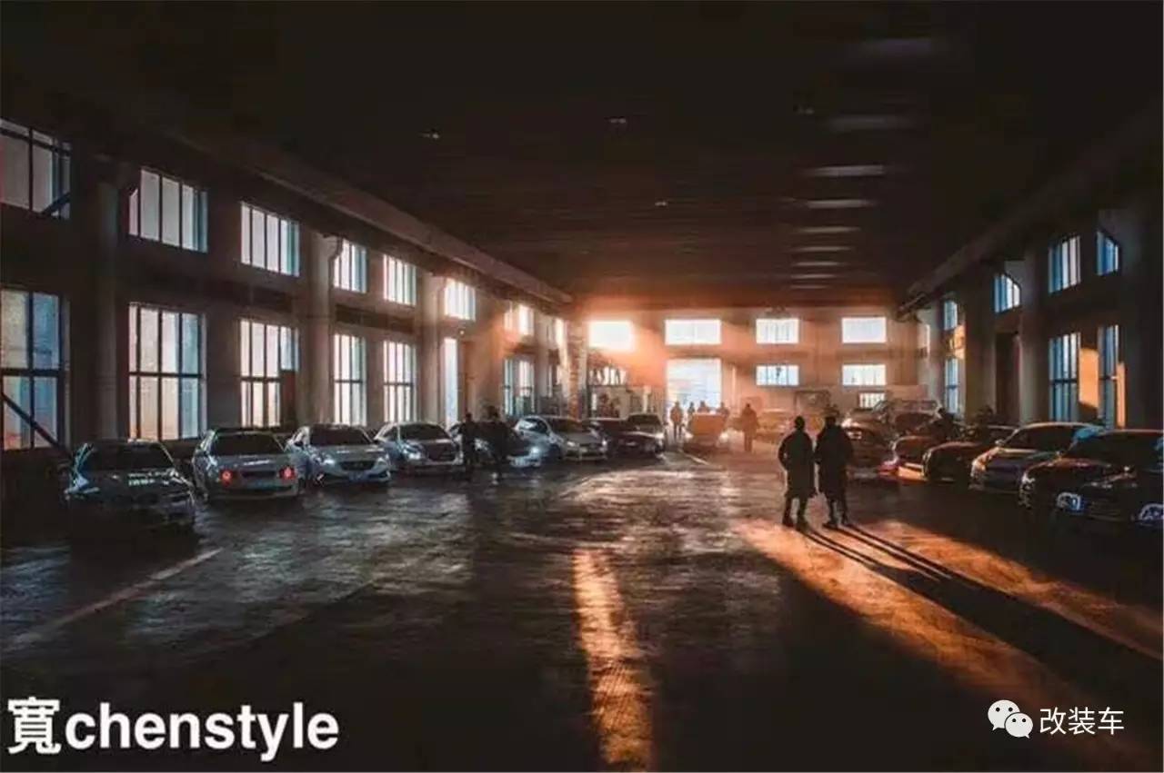 冬日里的改装车聚会 辽宁车友向大家拜年