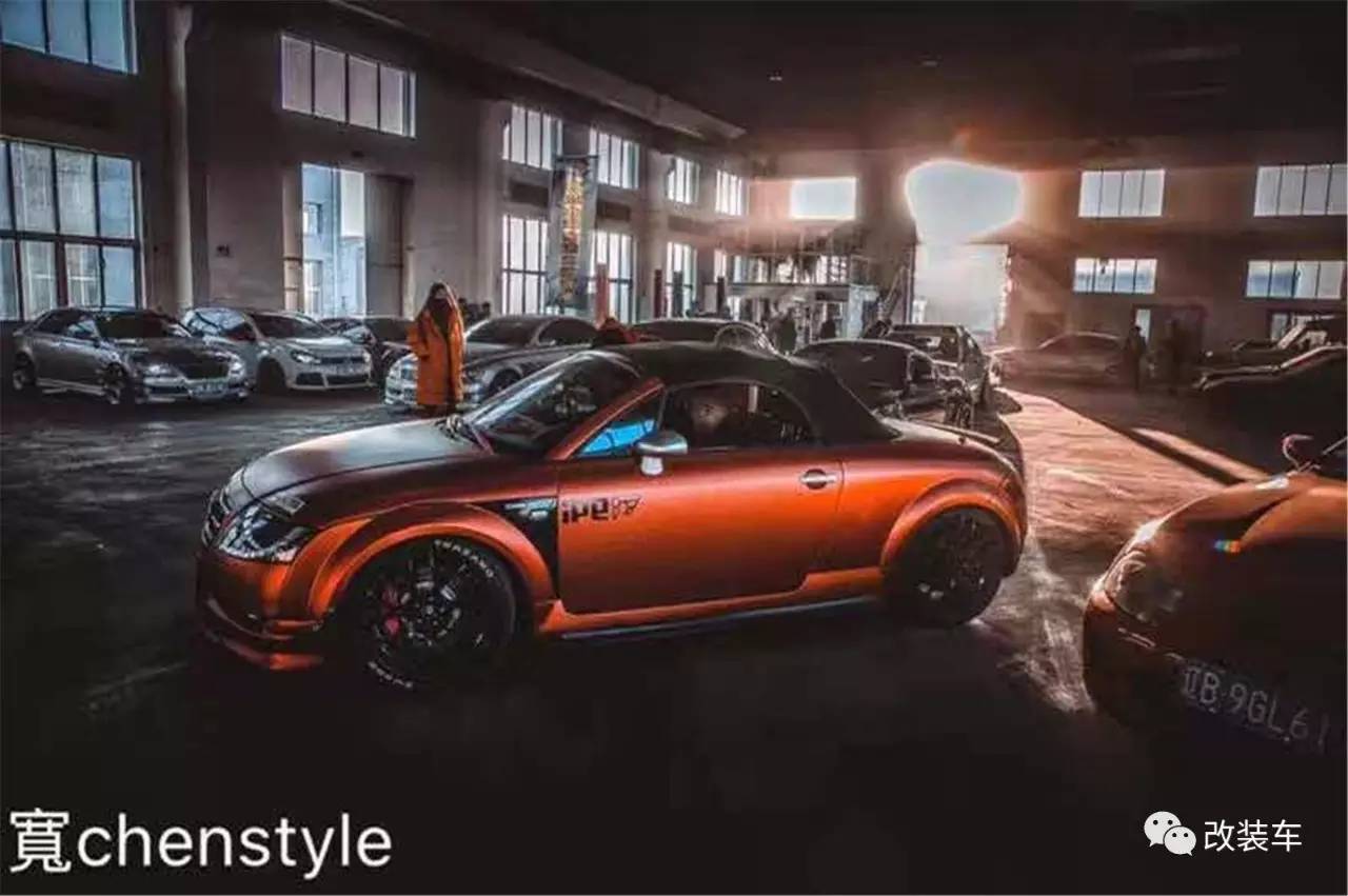 冬日里的改装车聚会 辽宁车友向大家拜年