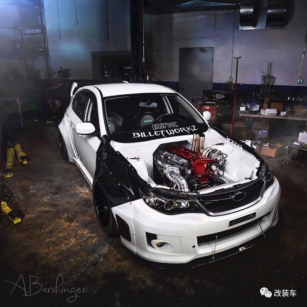 来吧evo 这辆爆改 战神心 的sti可能不服 手机新浪汽车