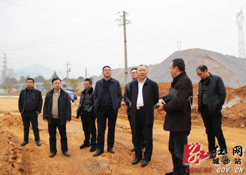 罗建南调研城步县重大项目推进情况