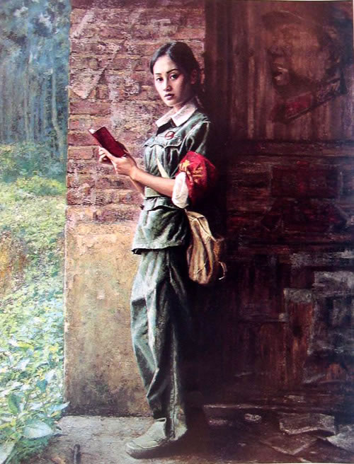 张大中笔下的女红卫兵