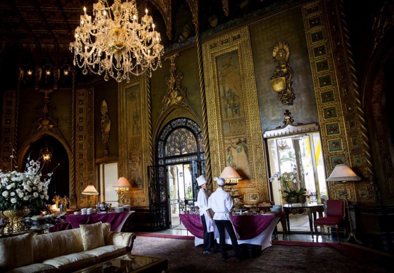 围观特朗普豪宅遭不明飞机接近美军派f15拦截