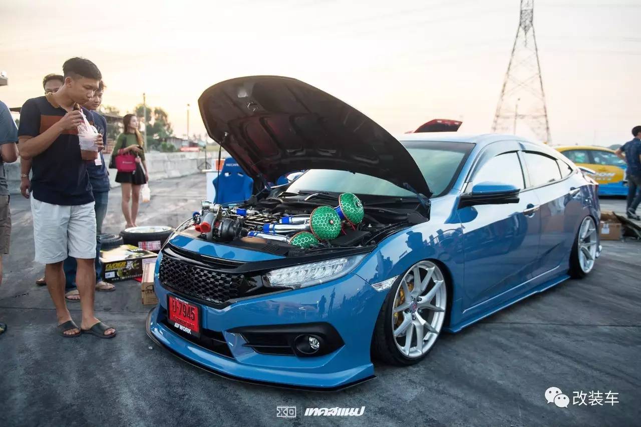 205匹马力的买菜神车，本田新思域改装！