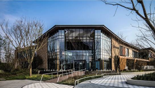 江山樾在建筑规划伊始,就充分考虑到九曲河畔春秋两季