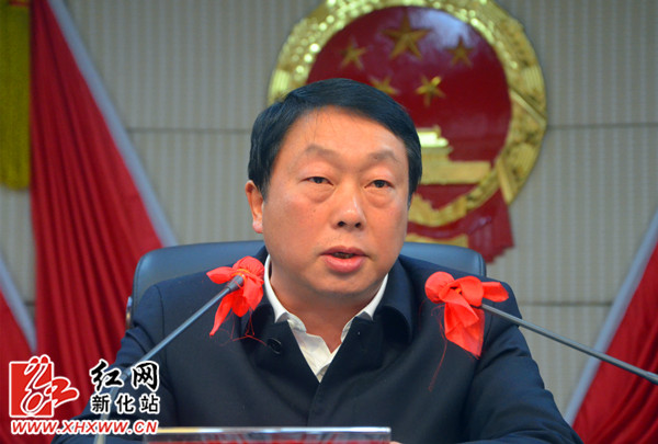 副县长,公安局局长李典芝作工作报告 红网新化县分站3月6日讯(分站
