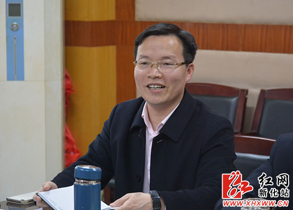 湖南省新化县委书记朱前明讲话