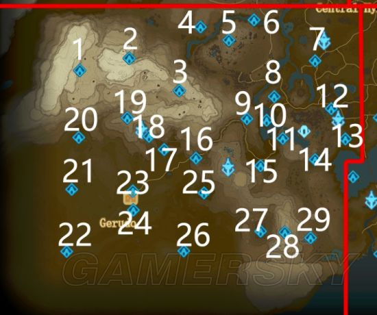 塞尔达传说荒野之息 试练之祠迷宫地图试练之祠迷宫位置一览 新浪游戏 手机新浪网