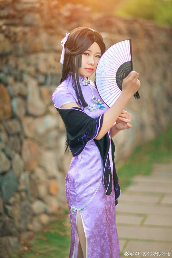 剑网3花羊旗袍cos 当剑三遇上旗袍