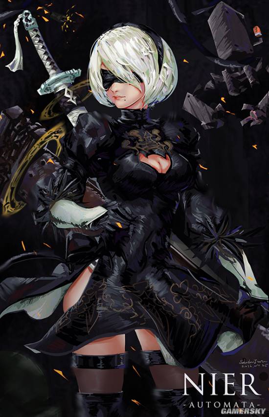 谁是你最爱的2b小姐姐尼尔机械纪元同人图赏