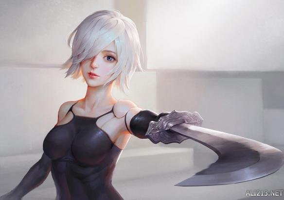 《尼尔:机械纪元》同人图赏