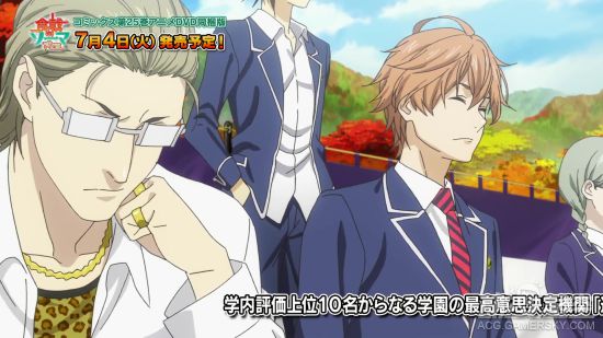 首次登场的远月十杰的声优也公开了几位,十杰首席司瑛士由石田彰担任