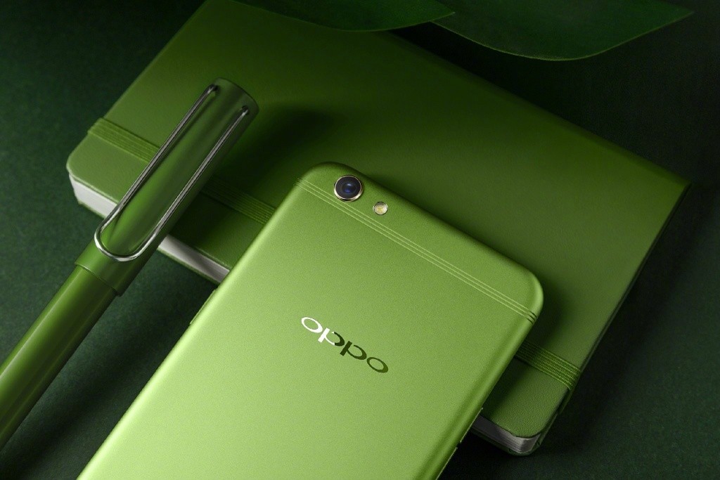 oppo r9s清新绿4月1日开卖 刷波美图