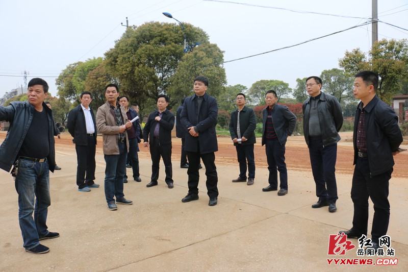 曾平原调研岳阳县城市建设重点工作