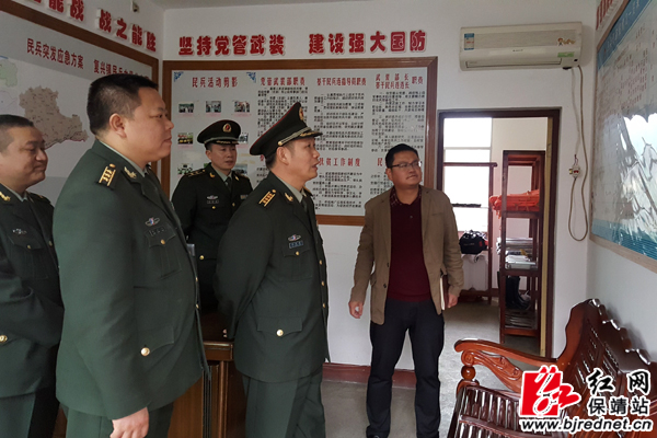 刘长进到保靖县复兴镇调研指导武装工作