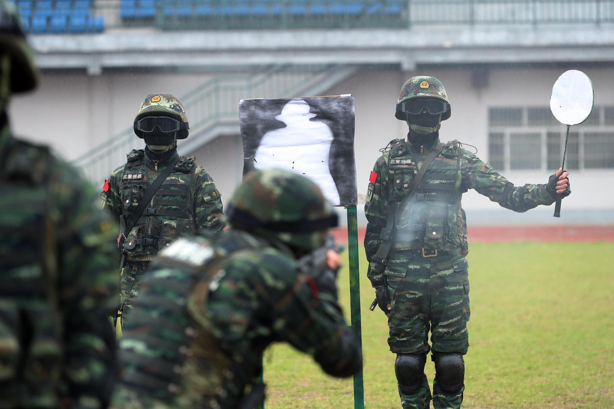 以猎豹为名上海这支武警特勤中队荣立集体一等功