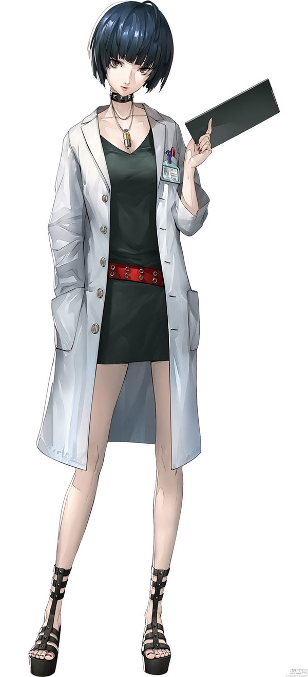 《女神异闻录5》官方艺术画册赏 红色紧身衣下身姿撩人!