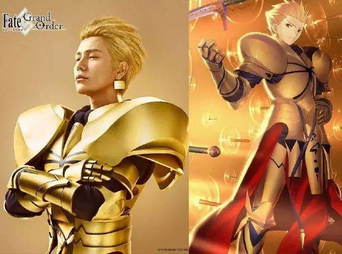 陈坤就更厉害了,直接神还原《fate》中多个人设,全都神还原.