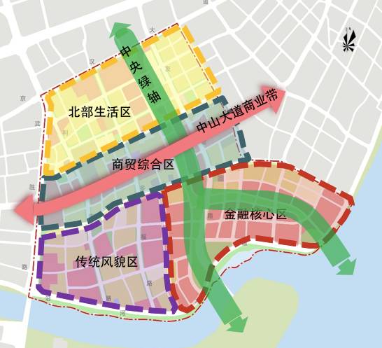 汉正街中央服务区规划图汉正街中央服务区发展路线图.