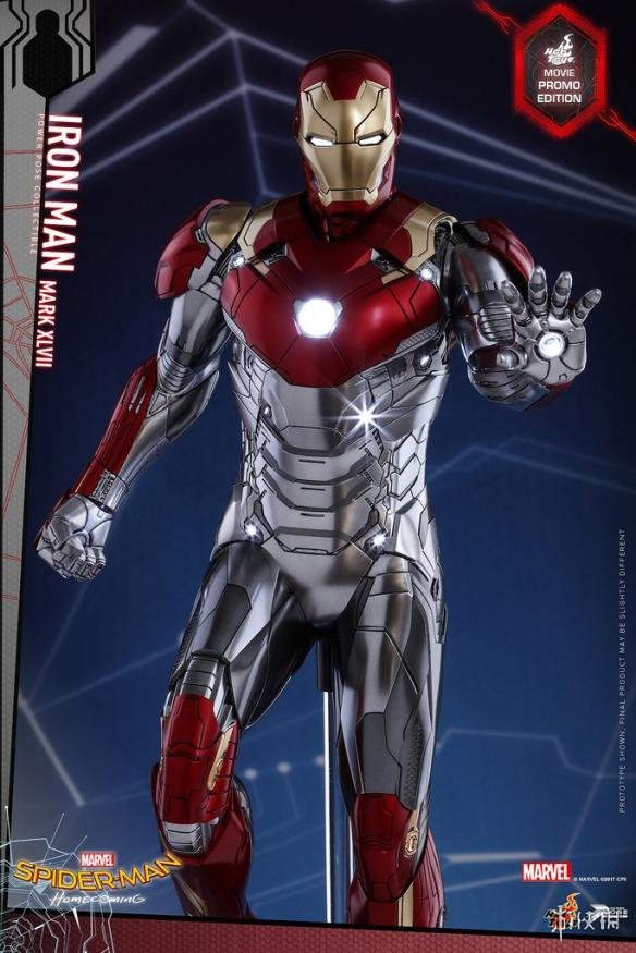 钢铁侠mk47:概念图这款钢铁侠兵人拥有28个发光点,拥有一个额外的发炮