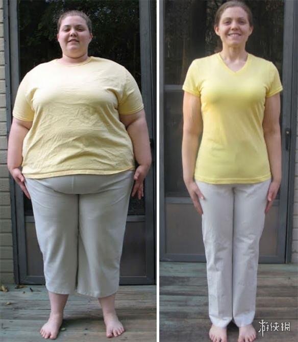瘦10斤前后照片对比图片