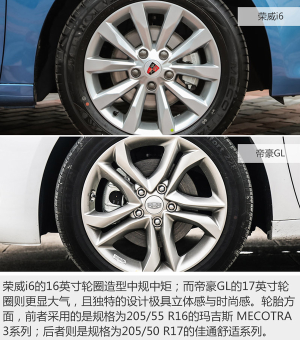 自主的巅峰对决 荣威i6和帝豪GL谁更强