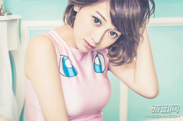 多肉主播马俊怡私房美照长相甜美身材丰满图