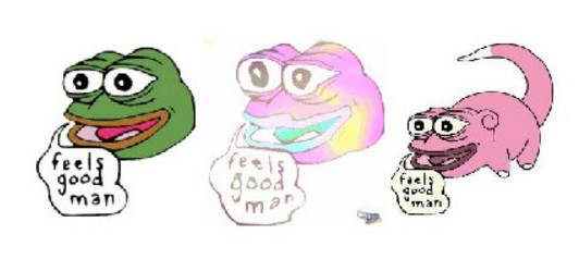 ▼2008年,有人pepe的一幅小漫画放到了4chan上.