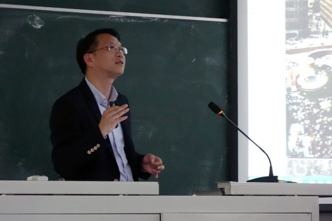 庄宇庄宇做了题为"理序 增效—当代城市设计实践的价值再创造"的