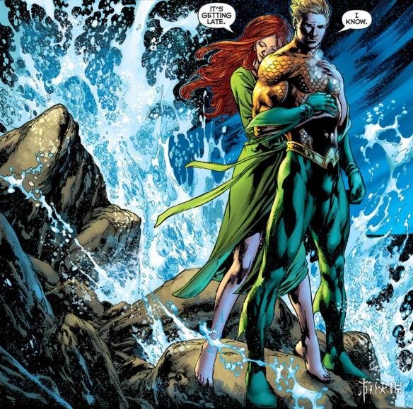 dc《海王》"海后湄拉"湿身定妆照 绿衣红发性感火辣