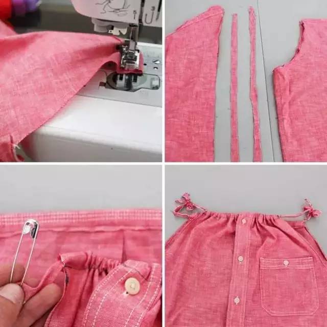 diy | 旧衬衣千万别扔,这样改造又多一件新衣服