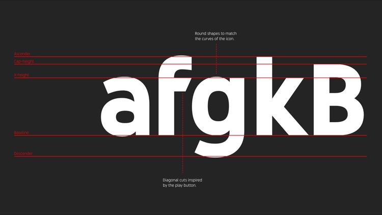 youtube 有一套专属于自己的字体了,据说灵感来自"播放键"