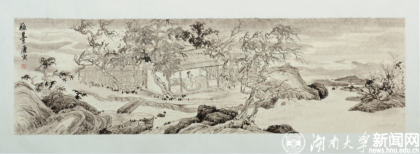 湖da人博士生张辰碳质纳米绘绿水青山图文