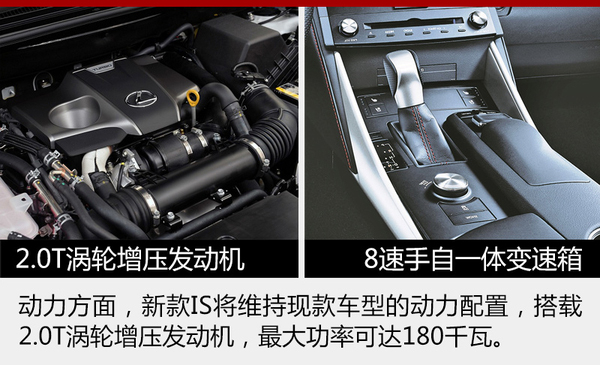 雷克萨斯年内再推4款新车 新IS率先上市