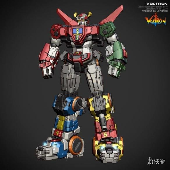 饭制"百兽王"手办 精致完美 五色雄狮合体简直爆帅!